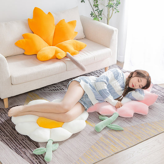 Tatami Cushion Maple Leaf Shape Home Sofa Chair Pillow