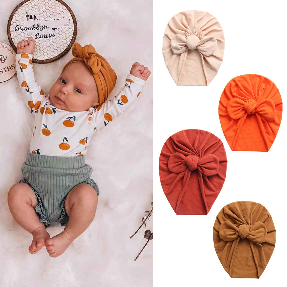 Newborn Baby Hat Thin Autumn Style Font Guard