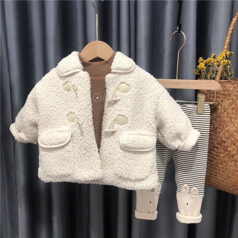 Baby Lamb Wool Coat Autumn And Winter