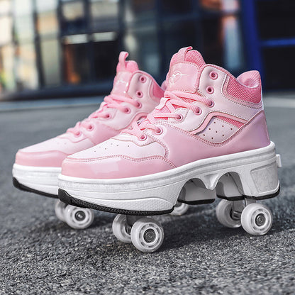 Women's Fashionable Minimalist Retractable Roller Skates