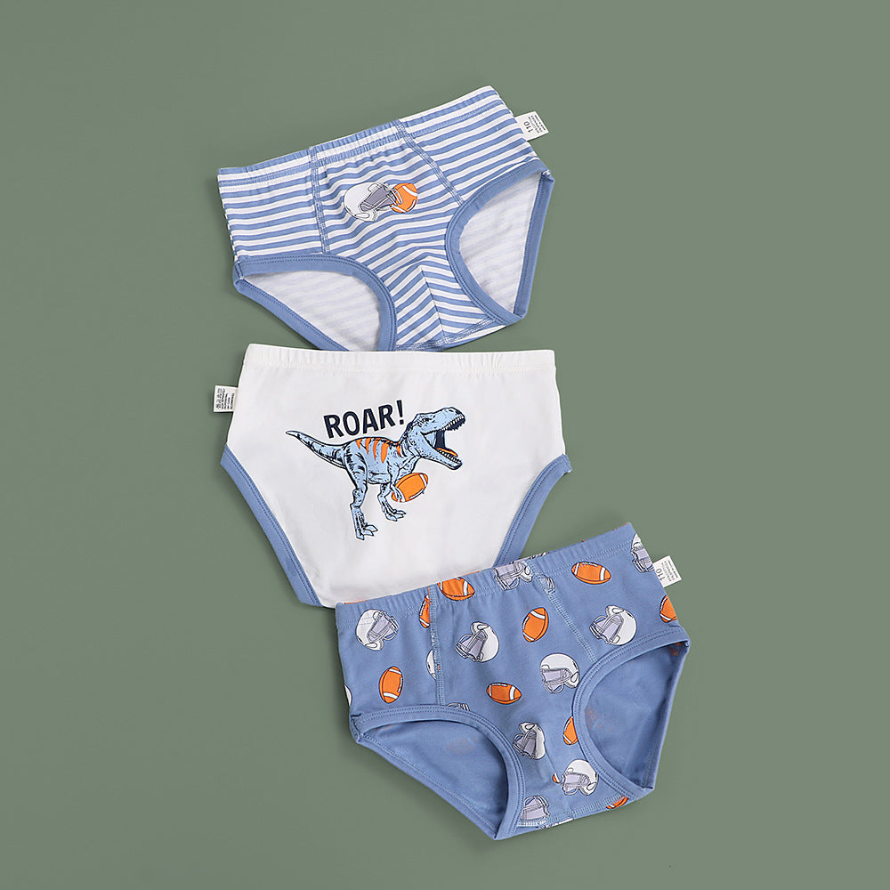 Cartoon Dinosaur Print Child Baby Pants