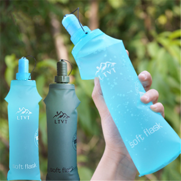 Sports soft water bottle