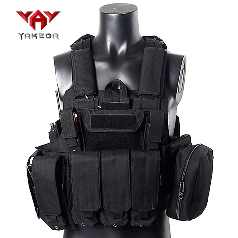 Multi Functional Camouflage Combat Vest 8-piece Military Camouflage Training Equipment