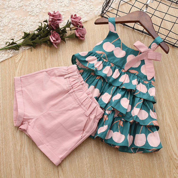 Cake Skirt Camisole + Shorts Set