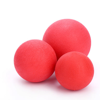 Solid rubber bouncy ball toy