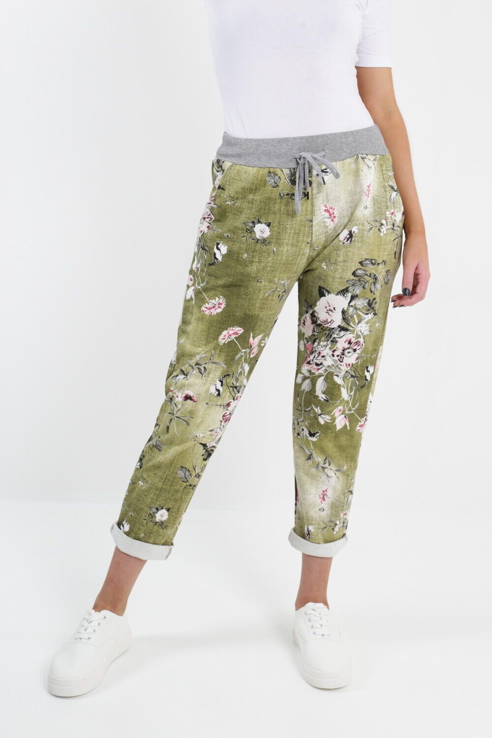 Spring And Summer New European And American Printing Casual Magic Jogger Pants