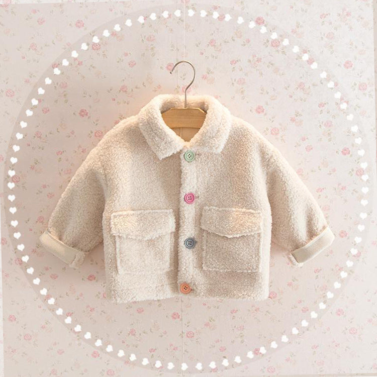 Girls' Korean Style Coat Cardigan Coat