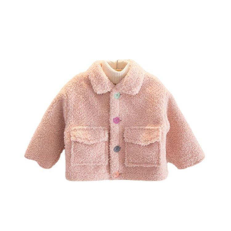 Girls' Korean Style Coat Cardigan Coat