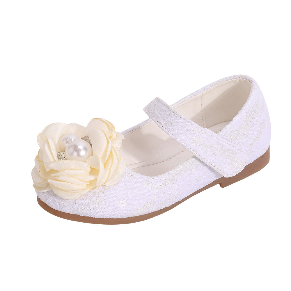 Spring Korean Style Princess Show Dress Flower Girl Shoes