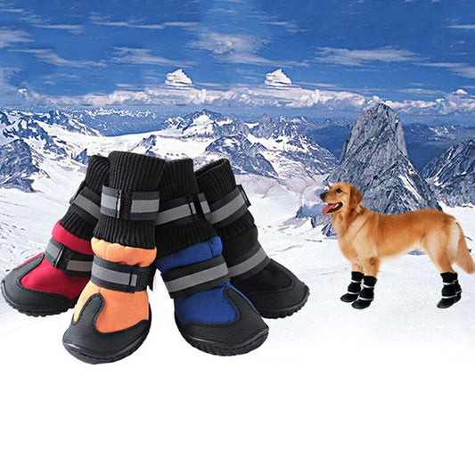 Winter Cotton Non-slip Boots For Dogs