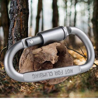 Portable aluminum carabiner