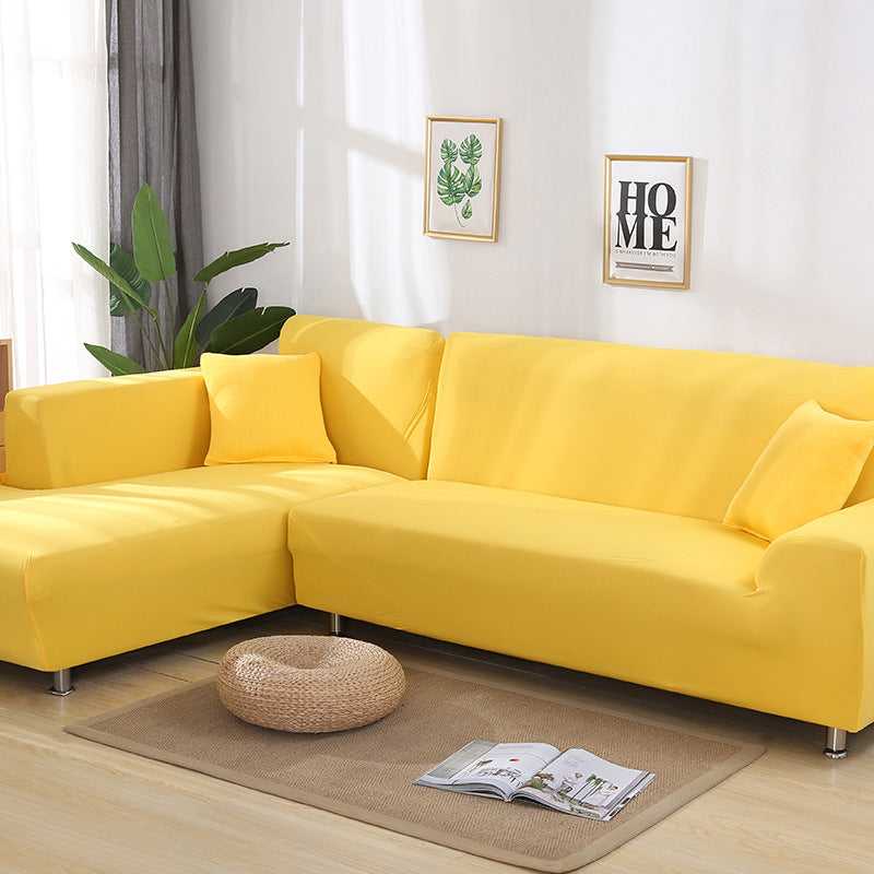 Tight Wrap Sofa Cover Elastic 2 Pieces Sofa Cover