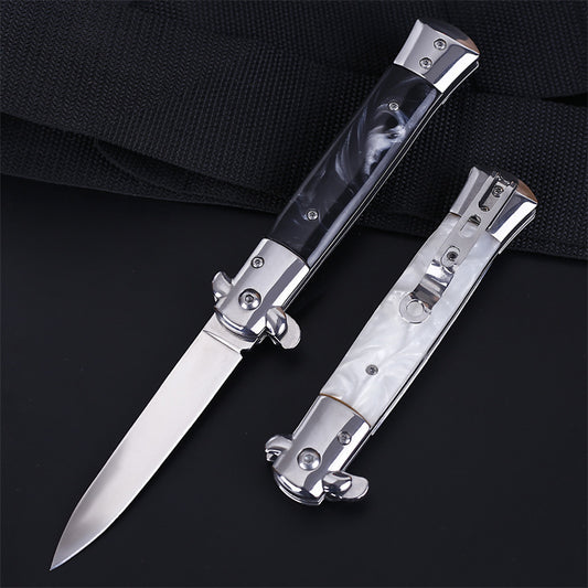 Stainless Steel Folding Self-defense Wilderness Survival Knife