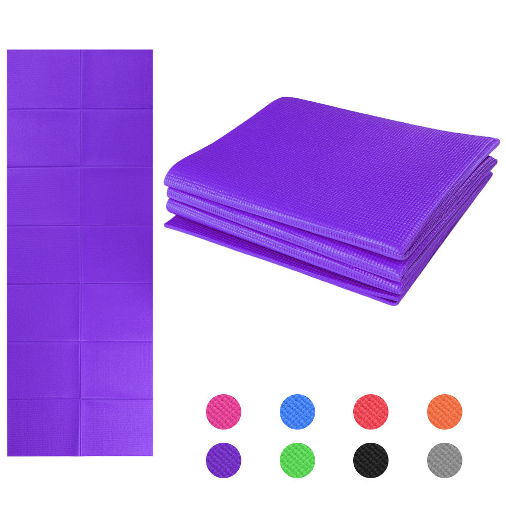 Non Slip Yoga Mat 3 Folding Gymnastics Mat Fitness Exercise Gym Oxford Airtrack Panel Tumbling Climbing Pilates Pad Air Track