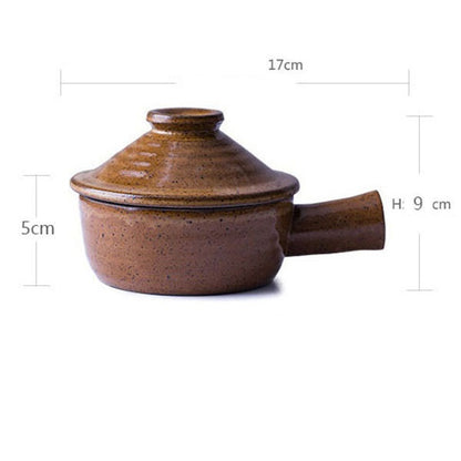 Creative Rough Pottery Microwave Household Claypot Rice High Temperature Soup Pot