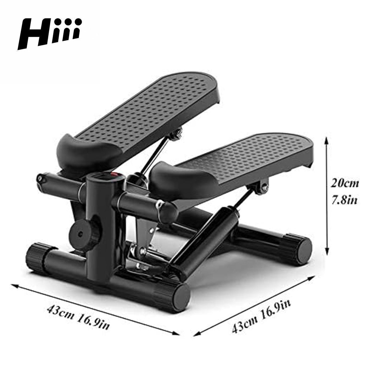 1pc,hiii,Steppers For Exercise At Home,Mini Stair Stepper 330 Lb Capacity,Workout Stepper Machine For Exercise,Mini Stepper With Resistance Bands