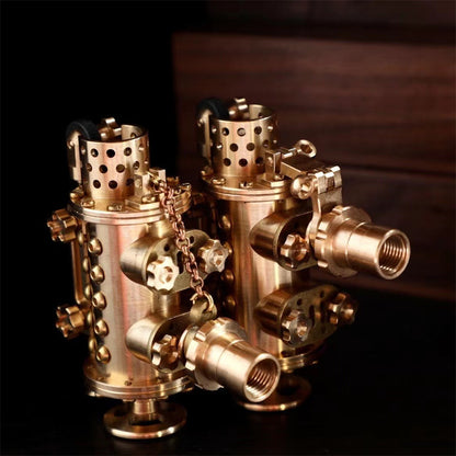 All Copper Handmade Mechanical Punk Kerosene Lighter Trench Machine