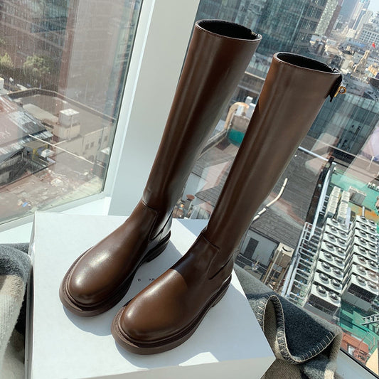 Tall Tube Knight Boots Female Autumn Winter