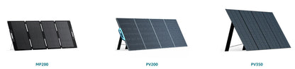 UA Stock BLUETTI MP200 200W Solar Panel Portable Folding Panel Solar Foldable for EB3A EB55 EB70 lP67 Outdoor Camping Car Fish