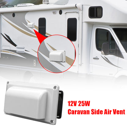 For Camper Trailer Motorhome Boat Marine Yacht White Black Fans Exhaust Fan Car Accessories Caravan Side Air Vent Ventilation