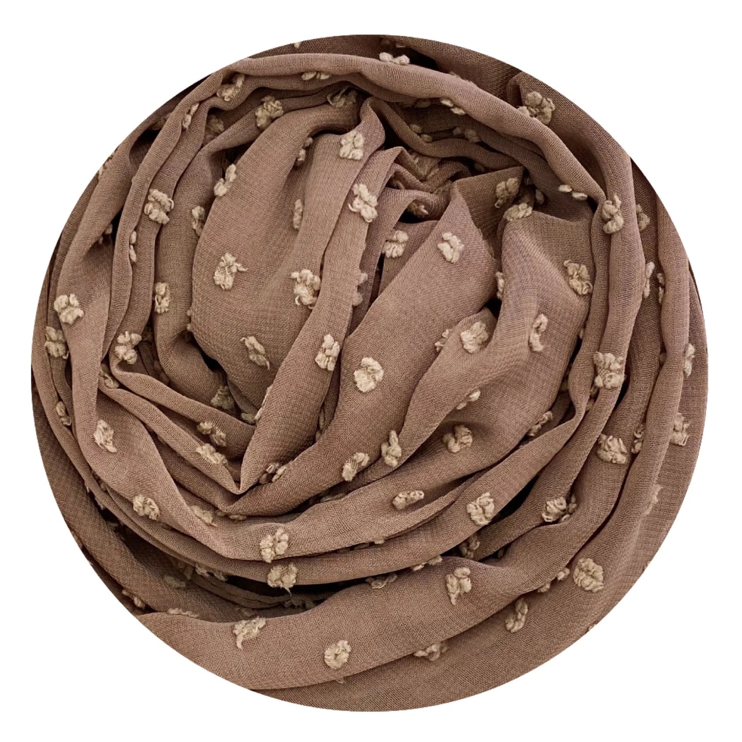 Fashion Scarf Solid Muslim Women's Hijab Scarves Chiffon Hair Ball Turban Ladies Hijabs For Head Female Long Wraps Headscarf