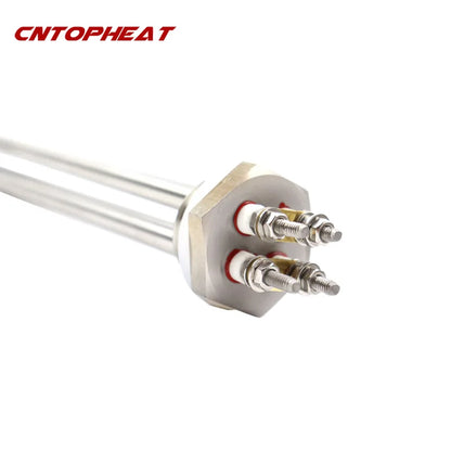 12v Heating Element Water Heater Camper 300w/400w/600w with DN25 to DN32/DN40 Thread Adapter