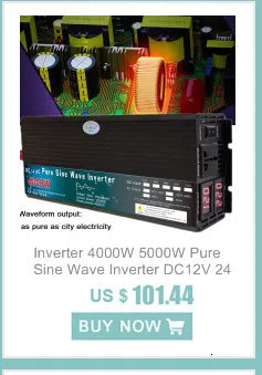 Inverter  12V 24V 48V To AC 220V 8000W 10000W 12000W Pure Sine Wave Solar Power Inverter Transformer Voltage Frequency Converter