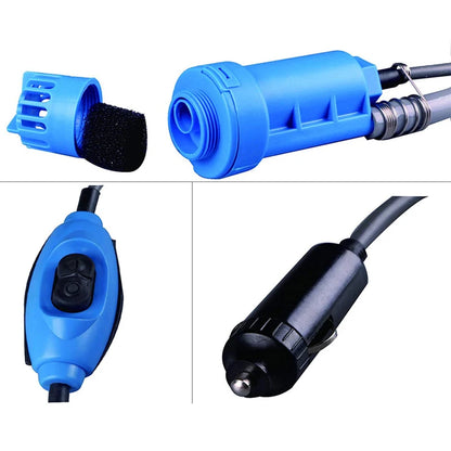 12V Caravan Accessories RV Camper Outdoor Shower Set Handheld Portable Washer Car Water Gun Pump Travel Pet Dog Take Shower Set