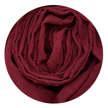 Fashion Scarf Solid Muslim Women's Hijab Scarves Chiffon Hair Ball Turban Ladies Hijabs For Head Female Long Wraps Headscarf