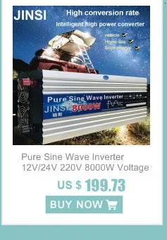 Inverter  12V 24V 48V To AC 220V 8000W 10000W 12000W Pure Sine Wave Solar Power Inverter Transformer Voltage Frequency Converter