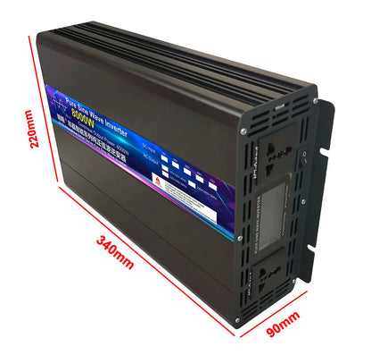 Inverter  12V 24V 48V To AC 220V 8000W 10000W 12000W Pure Sine Wave Solar Power Inverter Transformer Voltage Frequency Converter