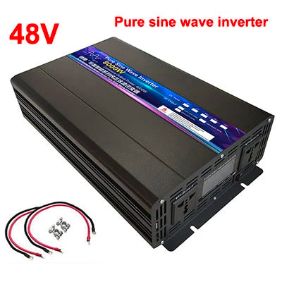 Inverter  12V 24V 48V To AC 220V 8000W 10000W 12000W Pure Sine Wave Solar Power Inverter Transformer Voltage Frequency Converter