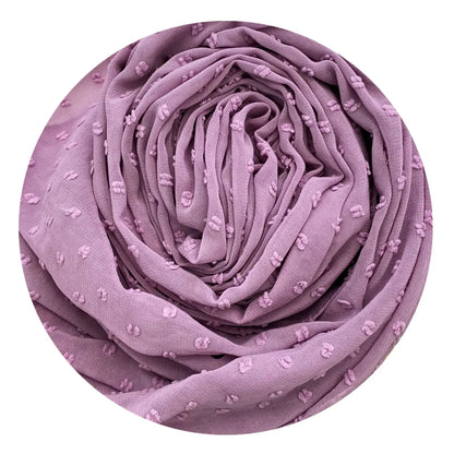 Fashion Scarf Solid Muslim Women's Hijab Scarves Chiffon Hair Ball Turban Ladies Hijabs For Head Female Long Wraps Headscarf