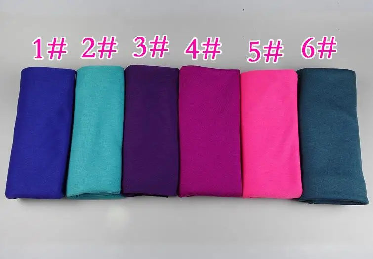 Double Loop Instant Hijab Scarf Jersey Sports Women Muslim Shawl Islamic Headscarf Easy To Wear Femme Musulman Turban Headband