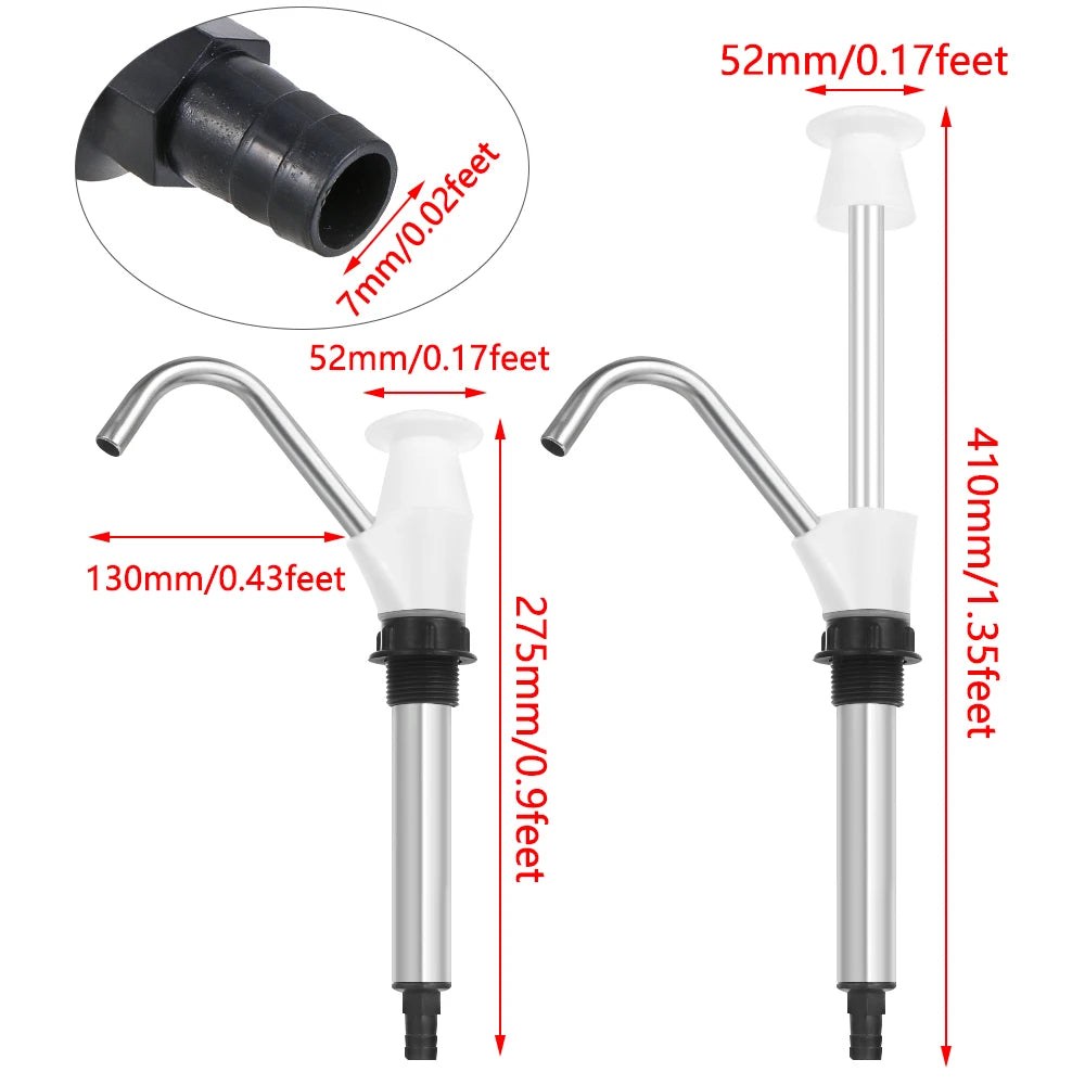 New Arrival Caravan Sink Water Hand Pump Tap 32mm Black Alloy Camping Trailer Motorhome Faucet RV Parts Accessories