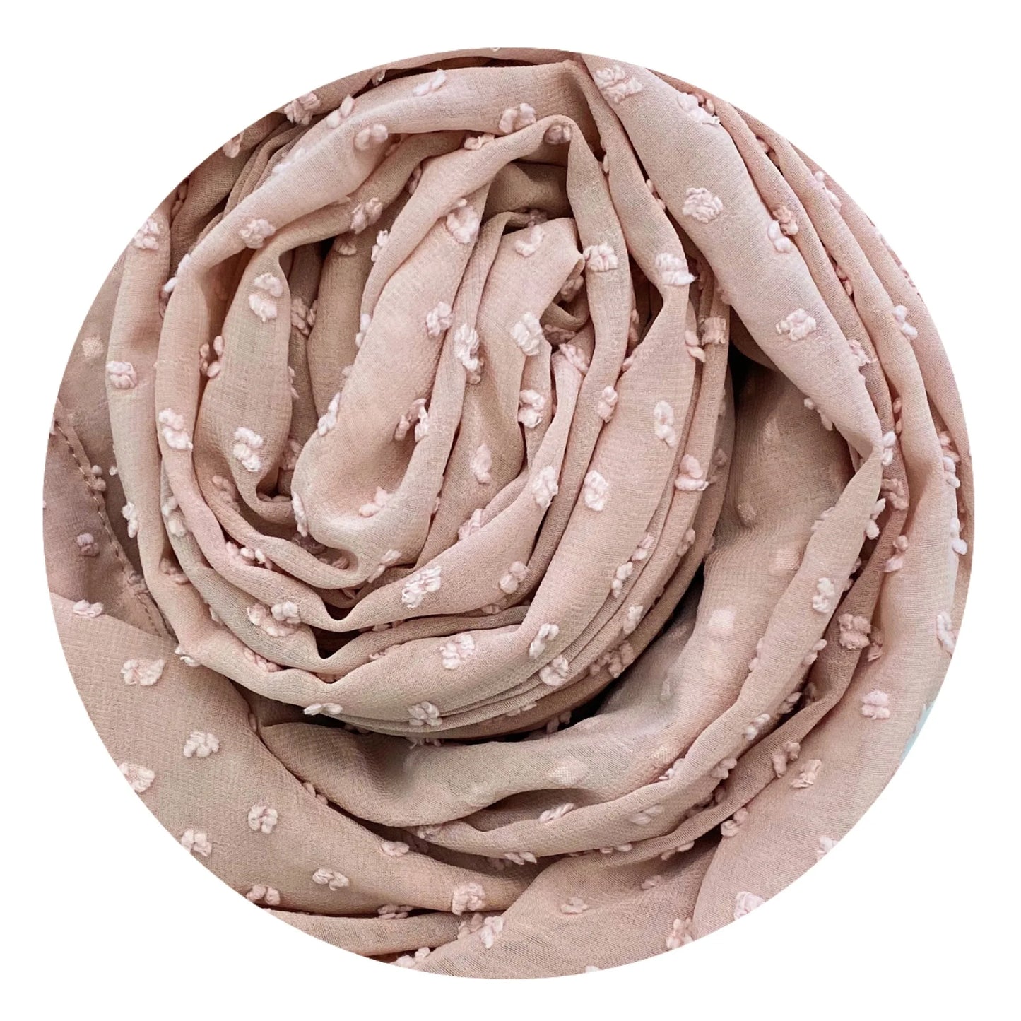 Fashion Scarf Solid Muslim Women's Hijab Scarves Chiffon Hair Ball Turban Ladies Hijabs For Head Female Long Wraps Headscarf