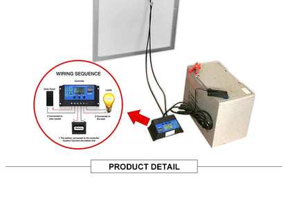 Dokio 18V 100W 200W 400W Rigid Waterproof Solar Panel Set Controller For Home Charge 12V Car Battery Monocrystalline China