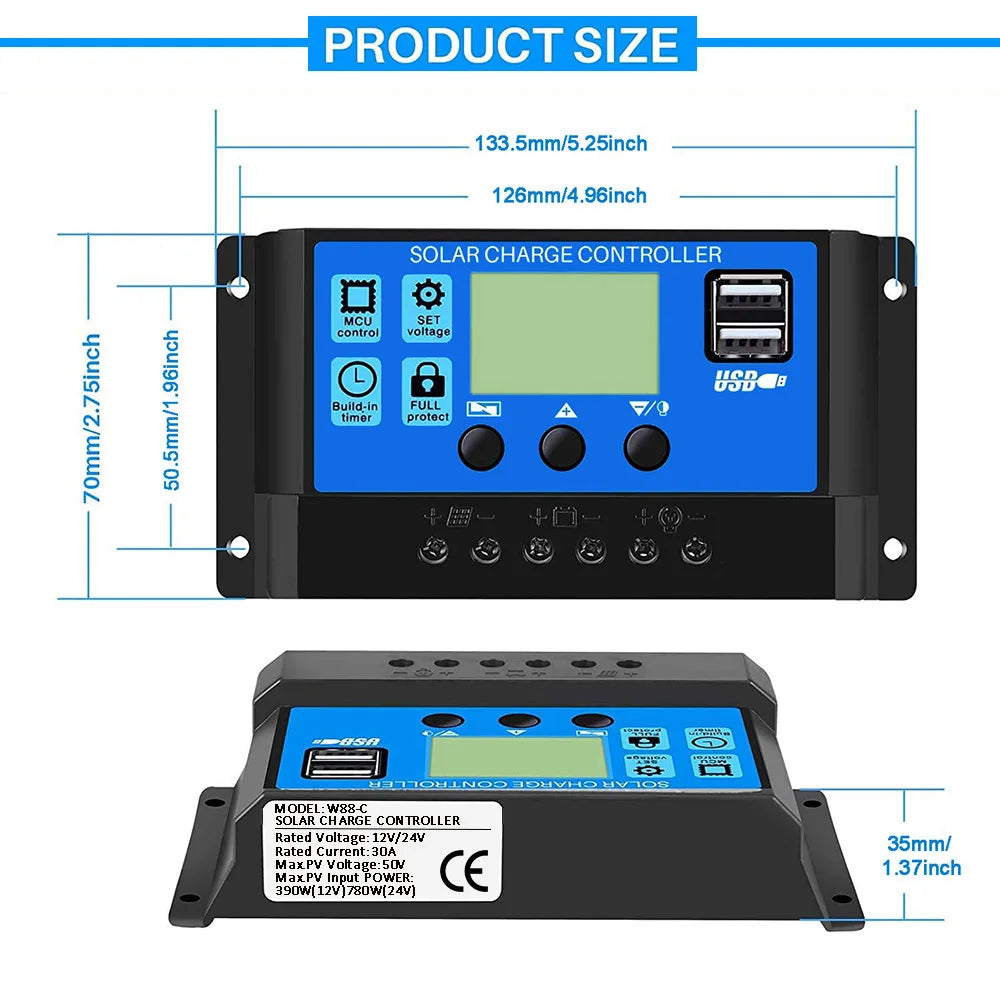 Flexible Solar Panel 300w Fotovoltaic Panel Solar 100w 12V Kit 200w Complete for Charge Battery/Motorhome/Camper Van