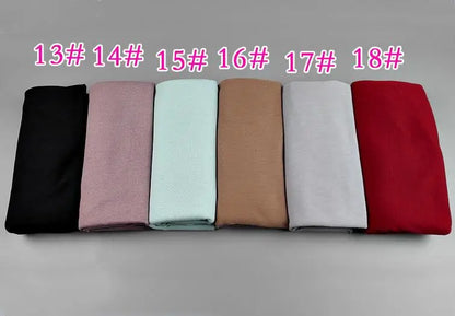 Double Loop Instant Hijab Scarf Jersey Sports Women Muslim Shawl Islamic Headscarf Easy To Wear Femme Musulman Turban Headband