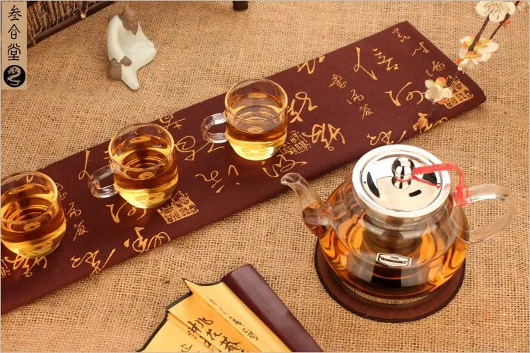 Heat Resistant Glass Teapot Electromagnetic Furnace Multifunctional Teaports Induction Cooker Kettle