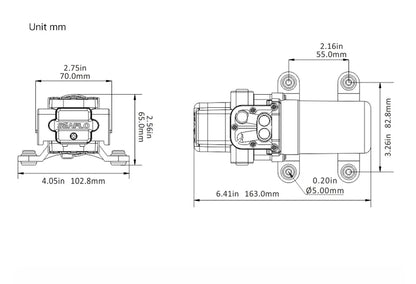 SEAFLO 12V Marine Water Pump Diaphragm Self Priming Pump Boat Accessories Showers Toilets Water Transfer Motor for RV Caravan