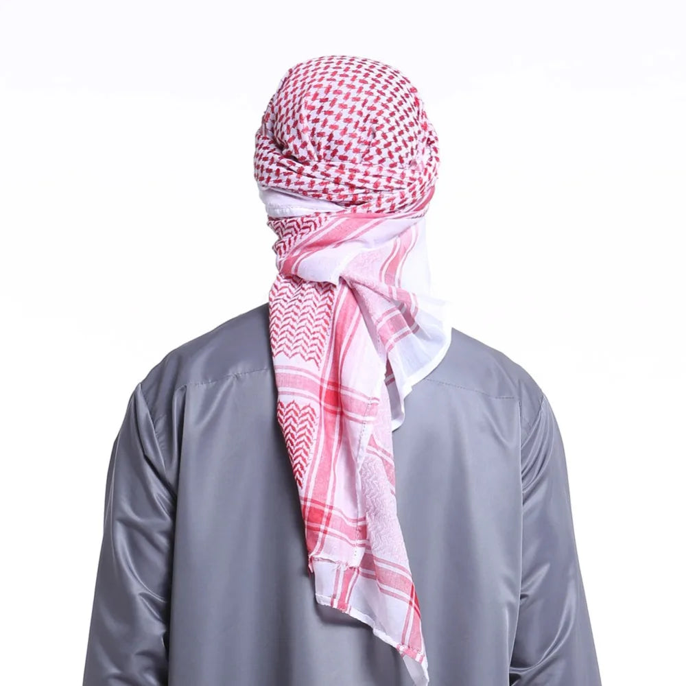 2020 Men Arab Headwear Hijab Scarf Islamic foulard Print Scarf Turban Arabic Headcover for men's muslim clothing prayer turbante