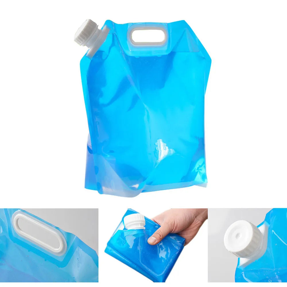 5L/10L Big Capacity Outdoor Water Bag Foldable Portable Water Container Environment Cleaning Water Tank for Drinking Camping BBQ