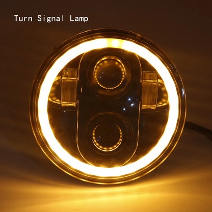 5.75" inch Led motorcycle headlight projector Lens Faro Moto For Led 5 3/4 Headlight Round Headlamp motorcycle