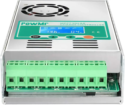 PowMr MPPT 60A Solar Charge Controller Solar Panel Regulator 12V 24V 36V 48V Auto Max PV 190VDC For Lead Acid Lithium Battery