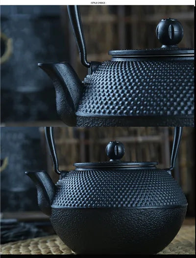 NLSLASI Cast Iron Tea Pot Stainless steel filter Cast Iron Teapot for Boiling Water Oolong Tea Home Induction Cooker Tea Kettle