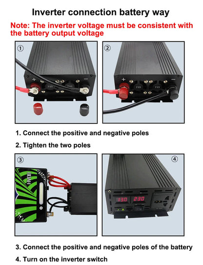 Inverter  12V 24V 48V To AC 220V 8000W 10000W 12000W Pure Sine Wave Solar Power Inverter Transformer Voltage Frequency Converter