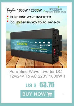 Inverter  12V 24V 48V To AC 220V 8000W 10000W 12000W Pure Sine Wave Solar Power Inverter Transformer Voltage Frequency Converter