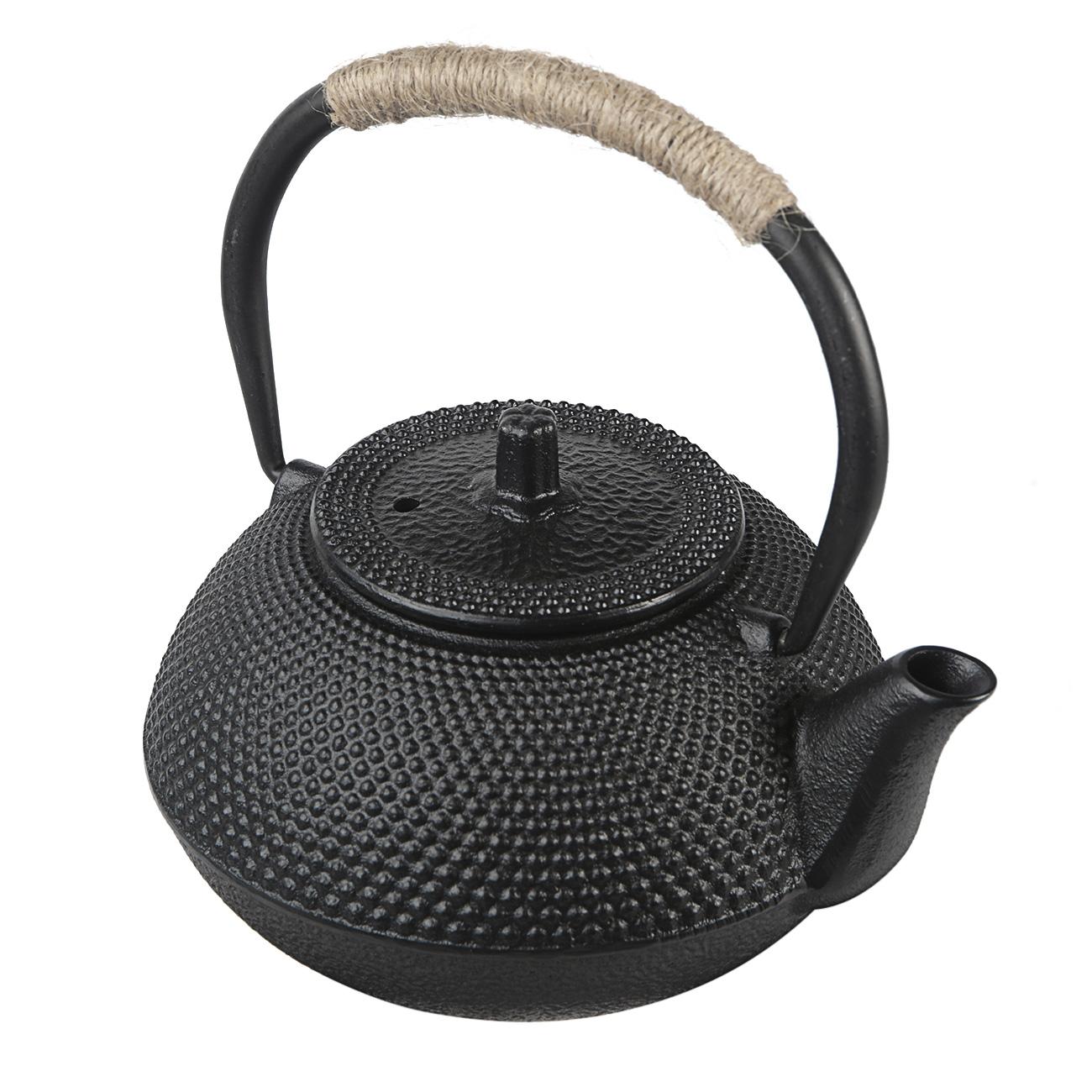 300/650/1200ML Japanese Tetsubin Tea Kettle Antique Cast Iron Teapot For Boiling Water Kettle Decoration Ornament