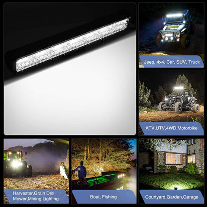 NLpearl LED Bar Work Light 12V 24V Offroad Spot Flood Combo LED Bar Work Light for ATV UTV Jeep Lada Niva 4x4 Truck Boat SUV